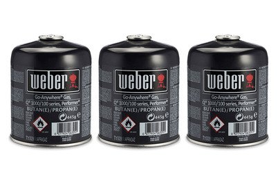 Image of Weber Gas-Kartusche 3er-Pack bei JUMBO