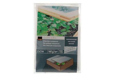 Image of Qualité et Prix Gitterfolie transparent 2x3 m 140g/m² bei JUMBO