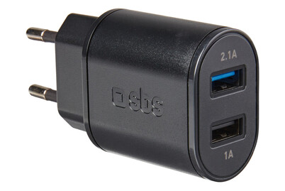 Image of SBS Schnelles USB-Reiseladegerät mit Eurostecker bei JUMBO