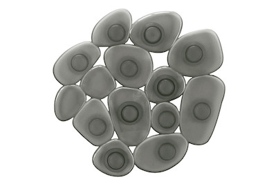 Image of Minis Sassolino rauchgrau, 6-teiliges Set. bei JUMBO