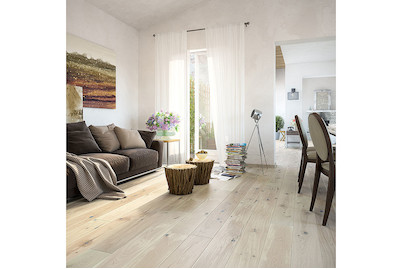 Image of Parkett Eiche Varius 2.20m weiss geölt bei JUMBO