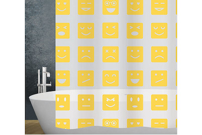 Image of Qualité & Prix Duschvorhang Moods gelb 240x180 cm bei JUMBO