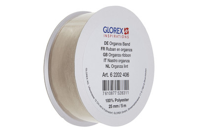 Image of Glorex Organza-Band 25 mm x 5 m