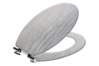 Image of WC Sitz MDF Holz weiss bei JUMBO