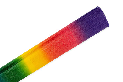 Image of Krepppapier Regenbogen 50 cm x 2.5 m bei JUMBO