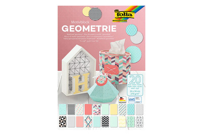 Image of Motivblock Geometrie 24 x 34 cm bei JUMBO
