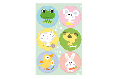 Image of Sticker Little Animals