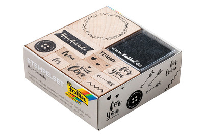 Image of Holz-Stempelset Handmade 13 Stk. bei JUMBO