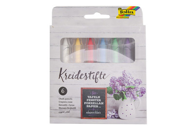 Image of Kreidestifte farbig 6 Stk. bei JUMBO
