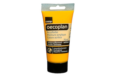 Image of Oecoplan Acrylfarbe seidenglänz. D'gelb bei JUMBO