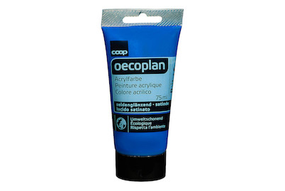 Image of Oecoplan Acrylfarbe seidenglänz. Blau bei JUMBO