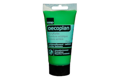 Image of Oecoplan Acrylfarbe seidenglänz. D'grün bei JUMBO