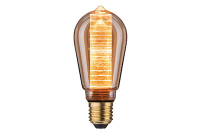 Image of LED Vintage-Kolben St64 Inner Glow Ringmuster 4W E27 Gold