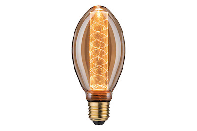 Image of LED Vintage-Birne B75 Inner Glow Spiralmuster 4W E27 Gold bei JUMBO