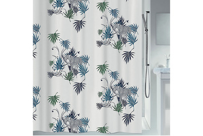 Image of Spirella Duschvorhang Leo 240 x 180 cm blau/grün bei JUMBO
