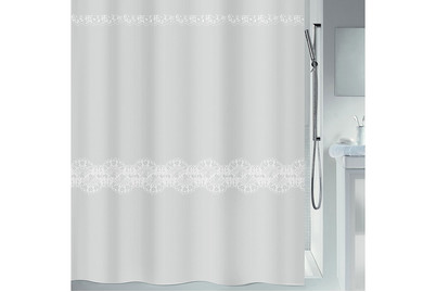 Image of Spirella Duschvorhang Spitze 180 x 180 cm weiss bei JUMBO
