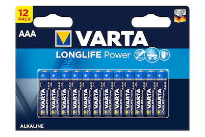 Image of Varta Batterien Longlife Power Aaa/Lr03 2x12 Stück