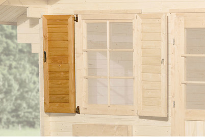 Image of Fensterladen 1-seitig für Fenster 84x113cm (149/177)