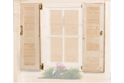 Image of Fensterladen 2-seitig für weka Weekendhaus 138 bei JUMBO