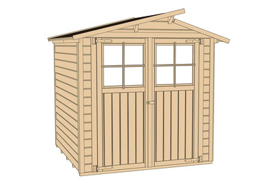 Image of Weka Gartenhaus 323 Gr.1 (148 x 198 cm), lasiert bei JUMBO