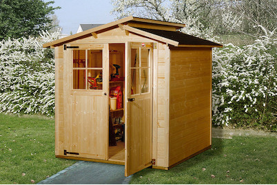 Image of Weka Gartenhaus 323 Gr.2 (194 x 254 cm), lasiert bei JUMBO