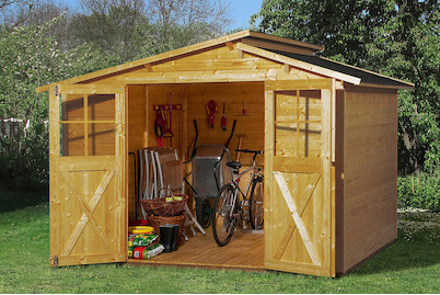 Image of Weka Gartenhaus 323 Gr.4 (250 x 299 cm), lasiert bei JUMBO