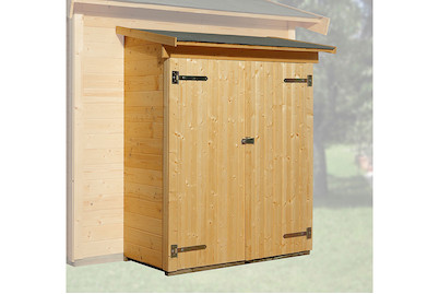 Image of Weka Anbauschrank für 19 + 21 mm (65 x 128 cm), holz lasiert bei JUMBO