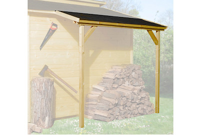 Image of Weka Schleppdach für 19 + 21mm (80 x 200 cm), holz lasiert bei JUMBO