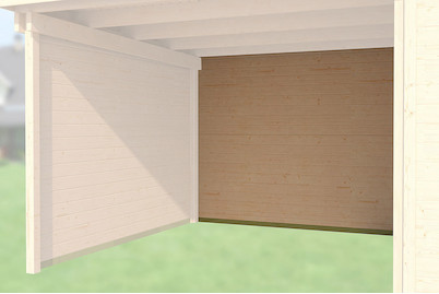 Image of Weka Rückwand für Anbau 150cm (21mm für Typ 126 + 172), holz natur bei JUMBO