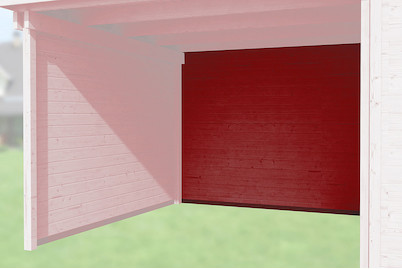 Image of Weka Rückwand für Anbau 150cm (21mm für Typ 126 + 172), holz rot bei JUMBO