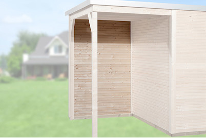 Image of Weka Rückwandpaket WekaLine 150cm (21mm für Typ 172), holz natur bei JUMBO