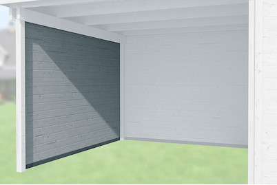 Image of Weka Seitenwand 235cm (21mm für Typ 126 + 172), holz grau bei JUMBO