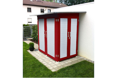 Image of Weka Garten [Q] Kompakt (125 x 200 x 217 cm), holz schwedenrot bei JUMBO