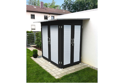 Image of Weka Garten [Q] Kompakt (125 x 200 x 217 cm), holz anthrazit bei JUMBO