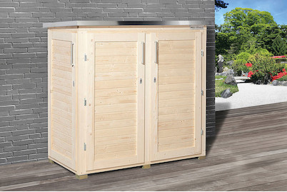 Image of Weka Garten [Q] Teras (75 x 160 x 161 cm), holz natur bei JUMBO