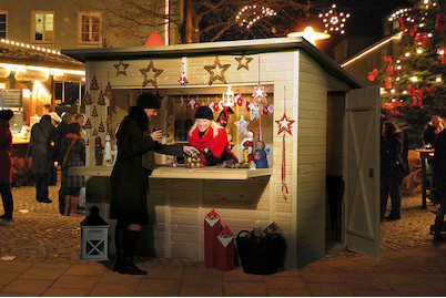 Image of Weka Verkaufshaus 221 19mm ohne Boden (199 x 243 x 215 cm), holz natur bei JUMBO