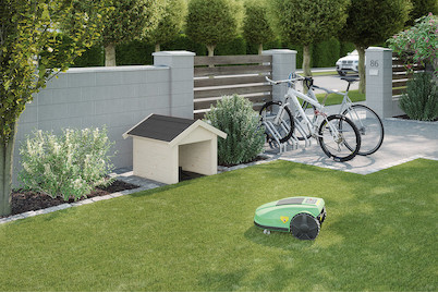 Image of Weka Rasenroboter-Garage 367 21mm (75 x 67 cm), holz natur bei JUMBO