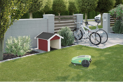 Image of Weka Rasenroboter-Garage 367 21mm (75 x 67 cm), holz rot bei JUMBO