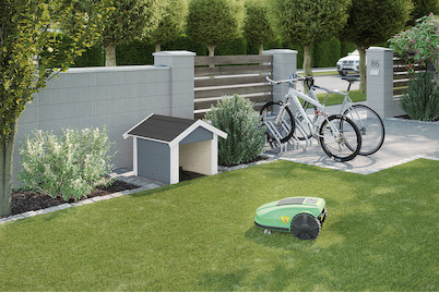 Image of Weka Rasenroboter-Garage 367 21mm (75 x 67 cm), holz grau bei JUMBO