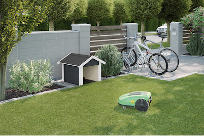 Image of Weka Rasenroboter-Garage 367 21mm (75 x 67 cm), holz anthrazit bei JUMBO