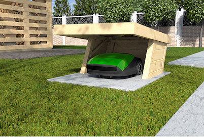 Image of Weka Rasenroboter-Garage 367 (82 x 40 x 54 cm), holz natur bei JUMBO