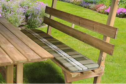 Image of Sitzauflage für Sitzlaube 662, grün kariert bei JUMBO