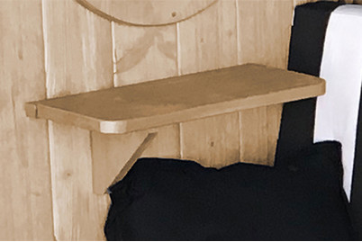 Image of Weka Seitliches Ablageset für Garten-Laube Merano, holz natur gebürstet bei JUMBO