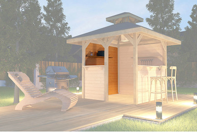 Image of Weka Wandelement für Gartenoase 651 Gr.3 + 651 B Gr.1 + 651 D Gr.2 bei JUMBO