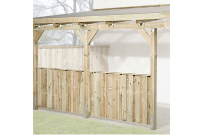 Image of Weka halbhohes Brüstungselement für TÜ 671, holz natur bei JUMBO