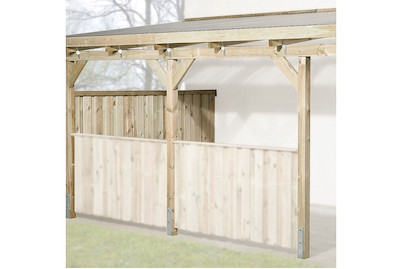 Image of Weka hohe Seitenwand für TÜ 671, holz natur bei JUMBO