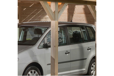 Image of Rückwand wekaLine für Carports, natur, 28 mm bei JUMBO