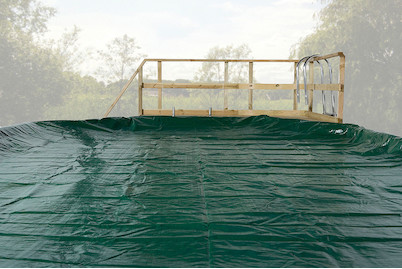 Image of Weka Gewebeverstärkte Pool-Abdeckplane für 593 bei JUMBO