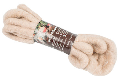 Image of Videx Wollfilzkordel Ø1x300cm wollweiss bei JUMBO