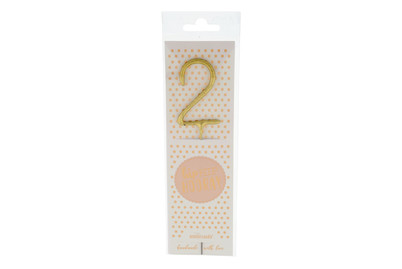 Image of Wondercandle hipHIP Hooray gold 2 bei JUMBO